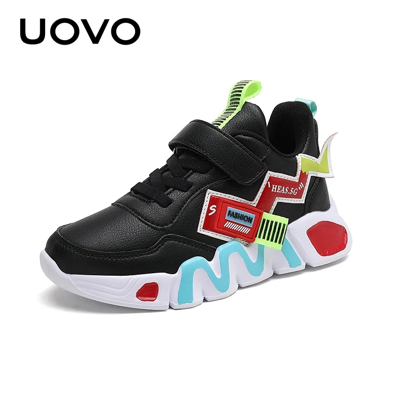 

Kids Running Boys And Girls 2021 Lightweight Sport Shoes Autumn PU Footwear Fashion Children Sneakers #28-39