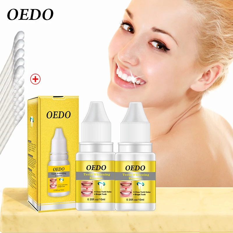 

2pcs/lot OEDO Teeth Whitening Essence Oral Hygiene Cleansing Removes Plaque Stains Teeth Brightening Teeth Essence