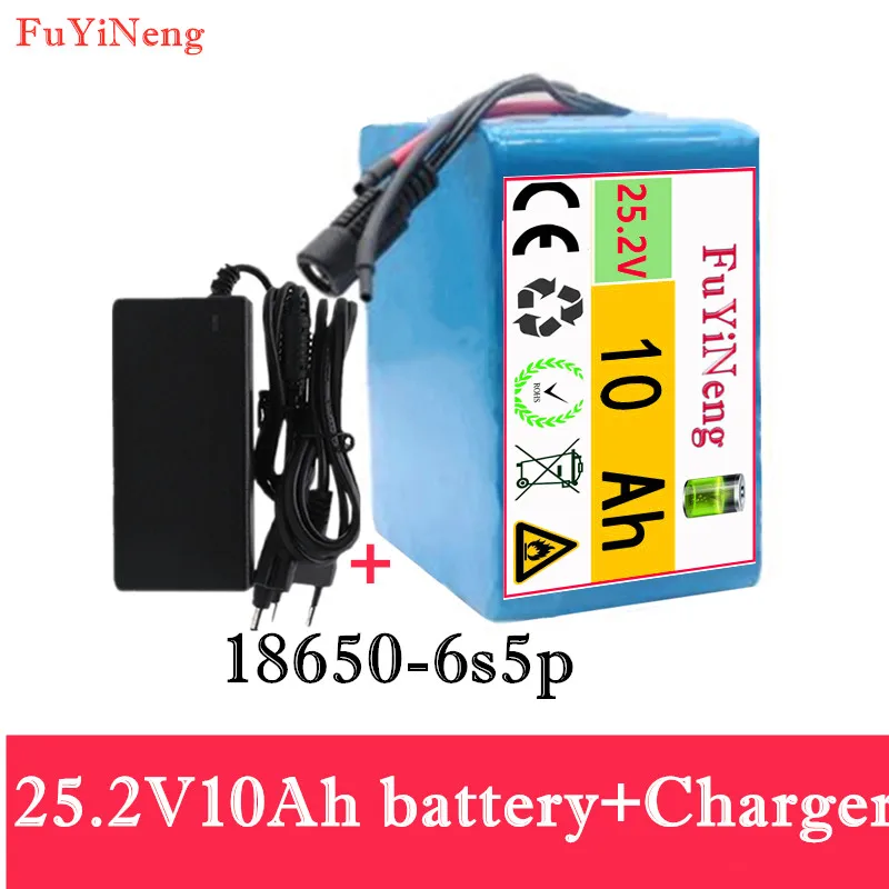 

24V 10Ah 6S5P 18650 li-ion battery pack 25.2v 10000mAh electric bicycle moped /electric/lithium ion battery pack+2A Charger