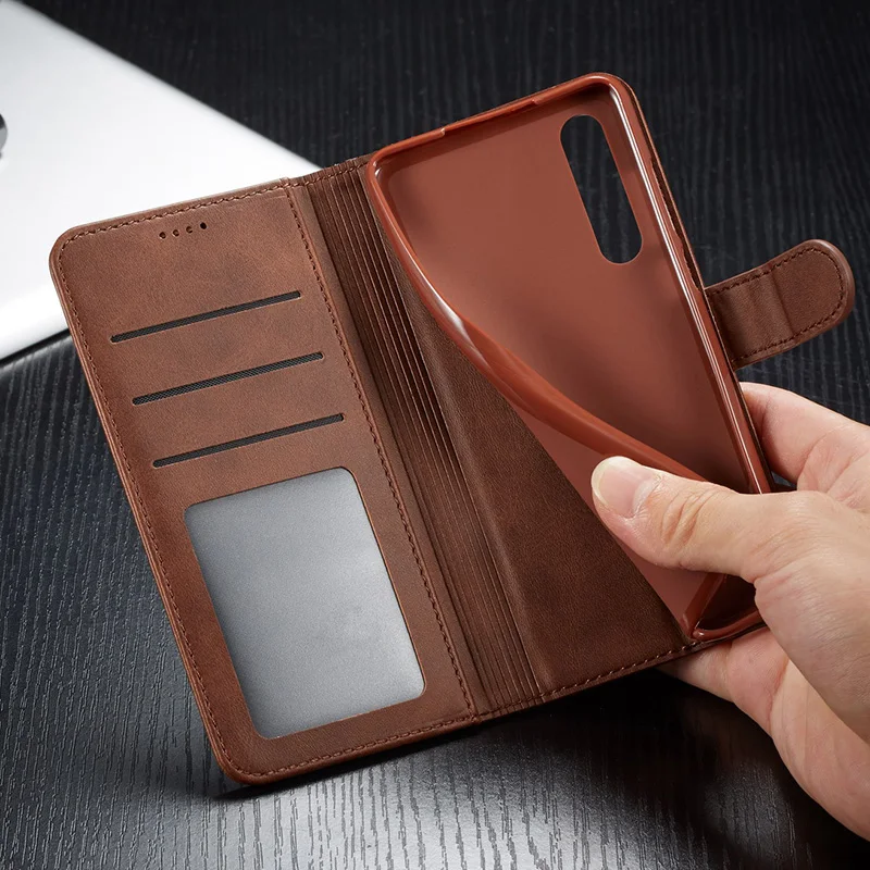 

Luxury Magnetic Flip PU Leather Wallet Card Holder Phone Case Cover for Huawei P30 Pro Y6 Y7 Y7 Prime 2019 Honor Nova 2i Etc.