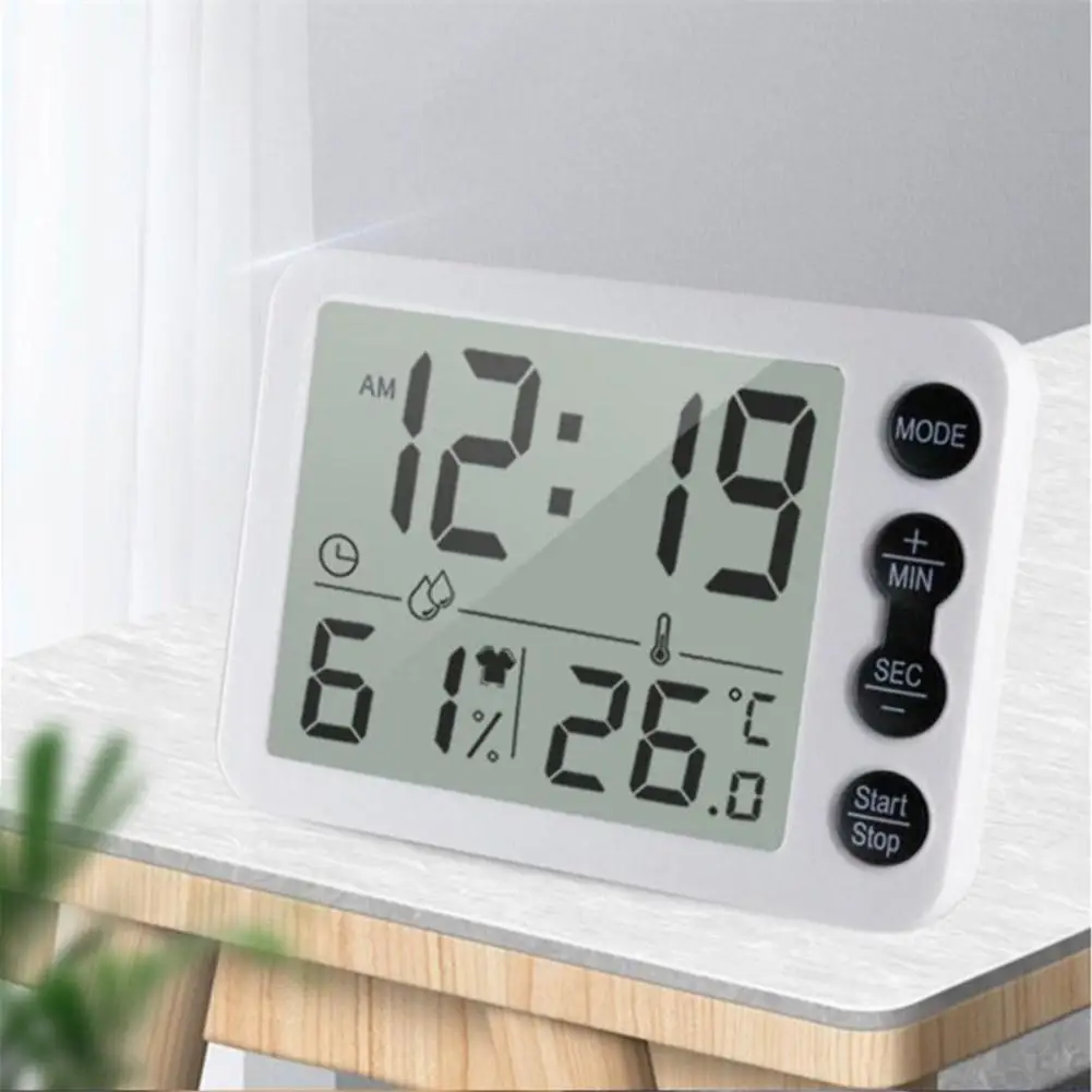 Многофункциональный измеритель температуры и влажности Часы Будильник Таймер C/F