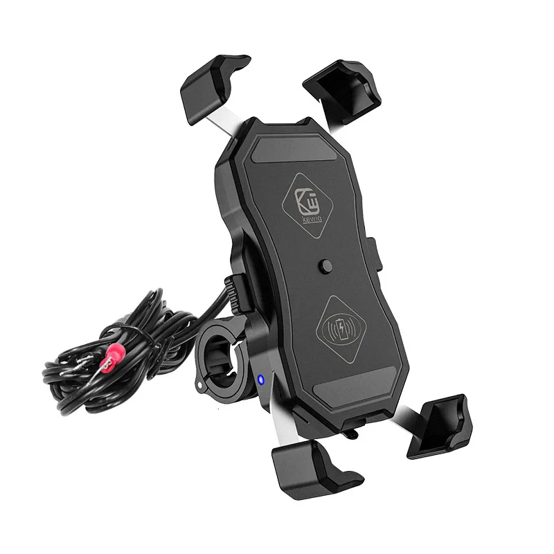 QC 3 0 USB Qi Беспроводной Зарядное устройство мотоцикл мобильный телефон держатель