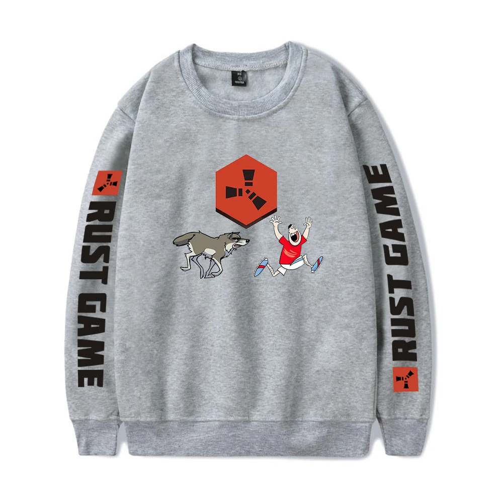 

WAMNI Rust Game Round Neck Sweatshirt Unisex Fashion Sweatshirt Pullover Harajuku Breathable Tops Hip Hop Oversized Hot O-neck