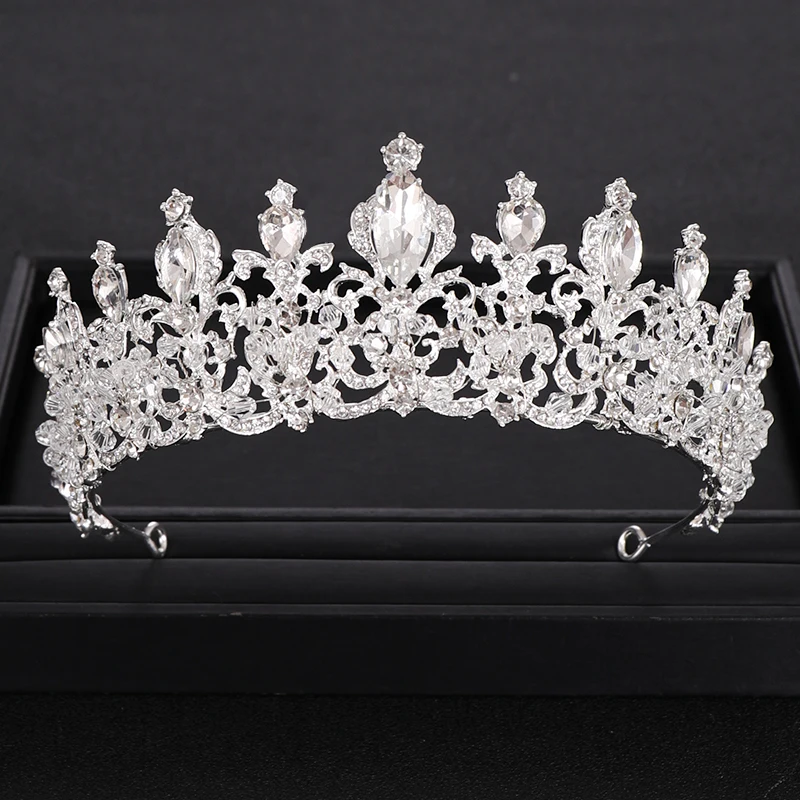 В стиле барокко Роскошная обувь с украшением в виде кристаллов свадебные диадемы