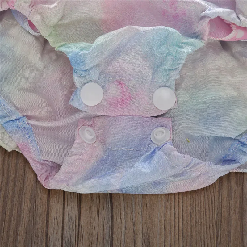 Bunvel/летние комбинезоны для маленьких девочек Одежда Боди с кружевными блестками