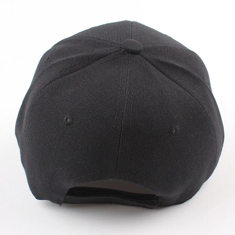 

Black Cap Solid Color Baseball Cap Snapback Caps Casquette Hats Fitted Casual Gorras Hip Hop Dad Hats For Men Women Unisex
