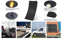 Good quality energy-saving 1050MM540MM25MM 5pcs100w mono solar cell pv cells for solar panels V boats marine