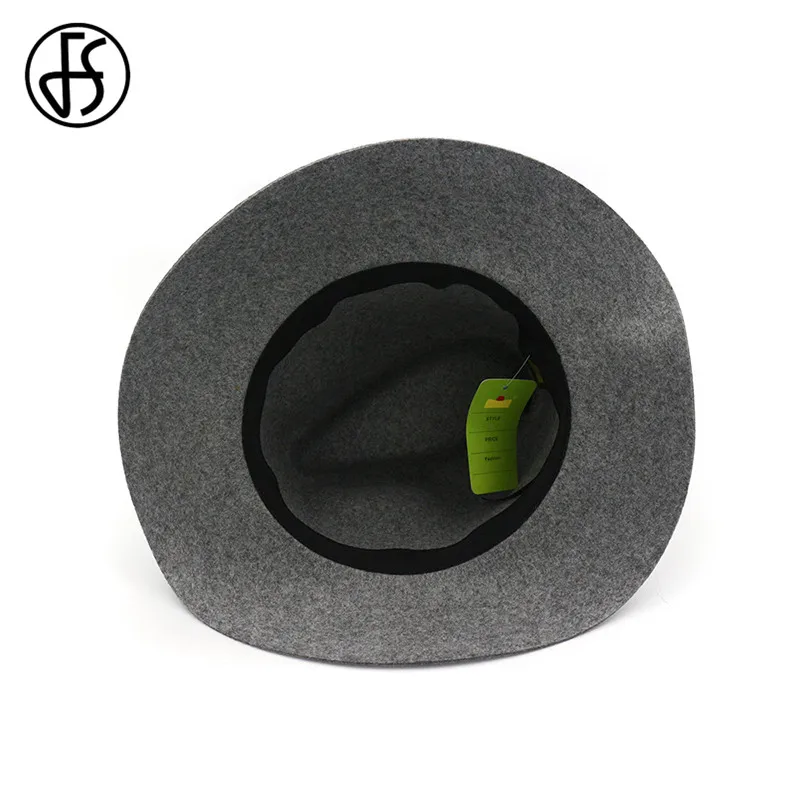 FS Демисезонный шерстяная шляпа Fedora Джаз фетровые шляпы розовый для женщин