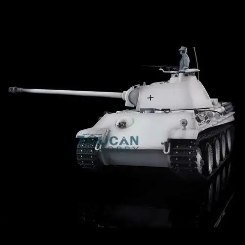 Heng Long 1/16 Snow 6 0 пластиковая немецкая пантера G RTR RC Танк 3879 стальная коробка передач