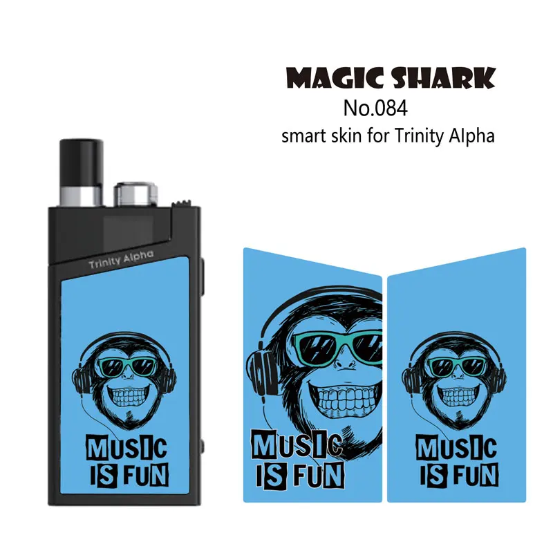 Чехол стикер для телефона Magic Shark Trinity Alpha Vape Pod в стиле милитари мотоцикла|Наклейки