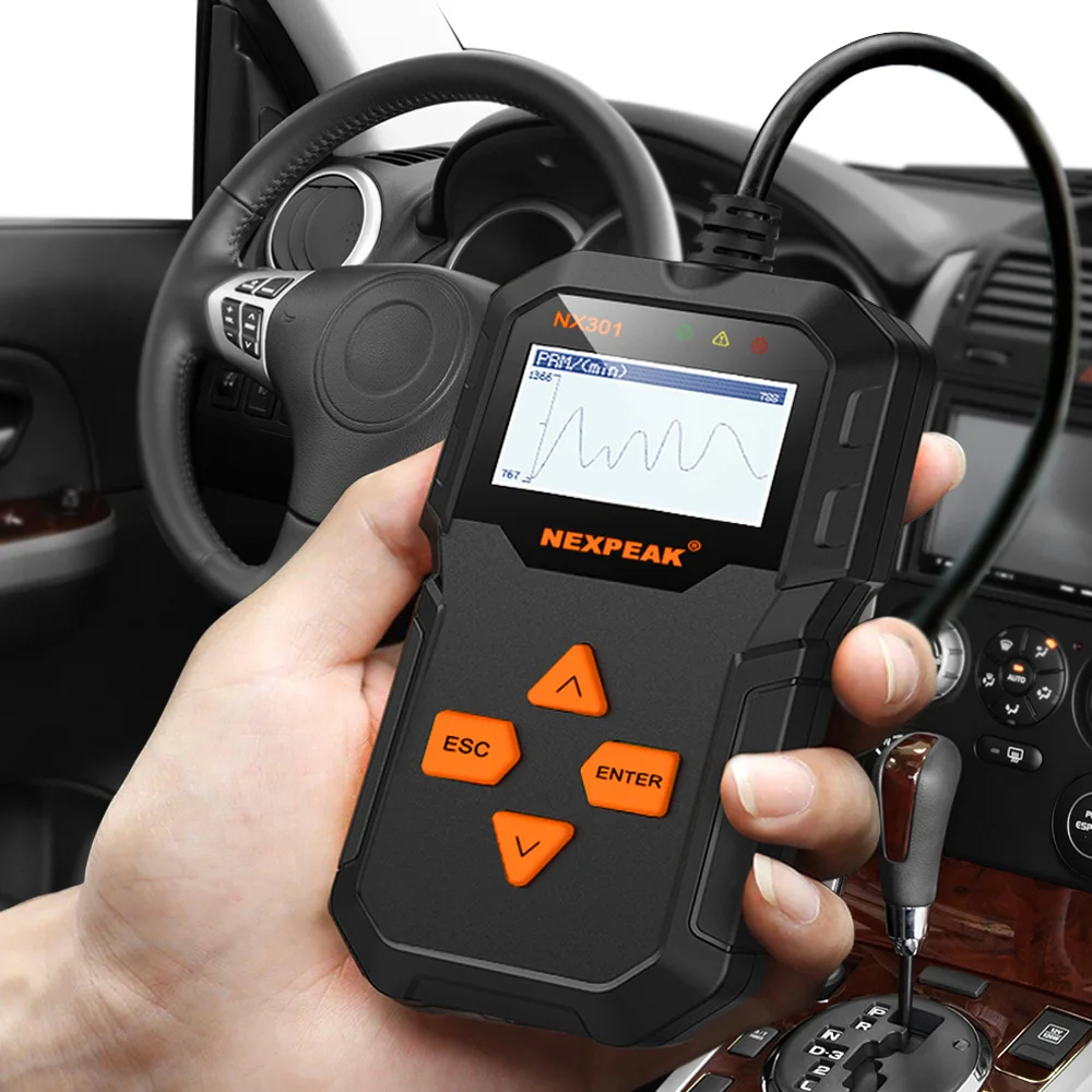 Универсальный автомобильный диагностический сканер NX301 OBDII кодов OBD2 Инструмент