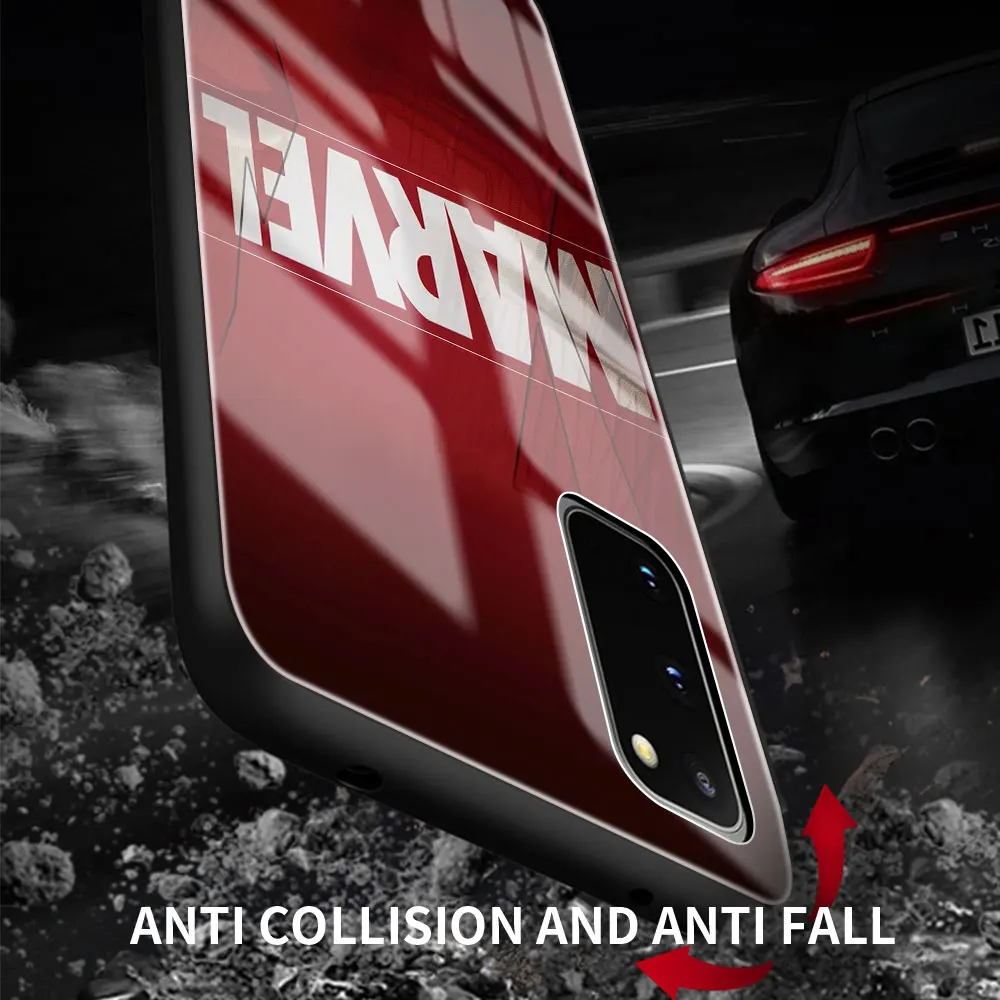 Чехол из закаленного стекла для Samsung Galaxy S21 Ultra S20 FE S10e S10 Lite S9 S8 Plus A52 A51 A71 - купить по