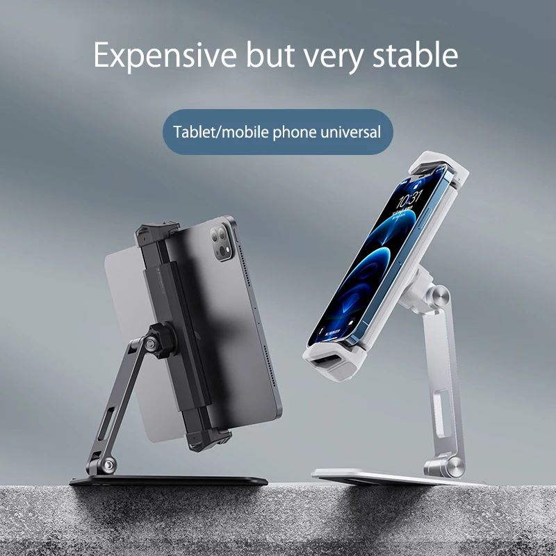 Miglior 2021 Supporto Da Tavolo Per Telefono Cellulare Da Scrivania Per IPhone IPad Supporto Da Tavolo Per Tablet Da Tavolo Regolabile In Metallo Supporto Universale Per Cellulare Pieghevole
