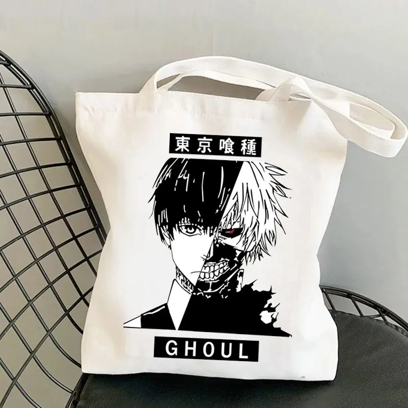 

Women's Bag Cheap Casual Large Capacity Shoulder Bags Shopper Anime Tokyo Ghoul Fashion Harajuku Kaneki Ken Ulzzang Handbags