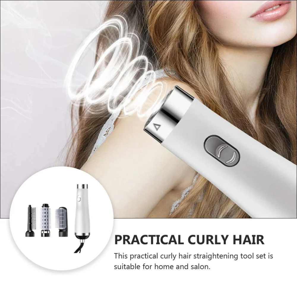 

1Set Electric Hair Dryer Comb Curly Hair Comb Barber Shop Hairstyling Comb