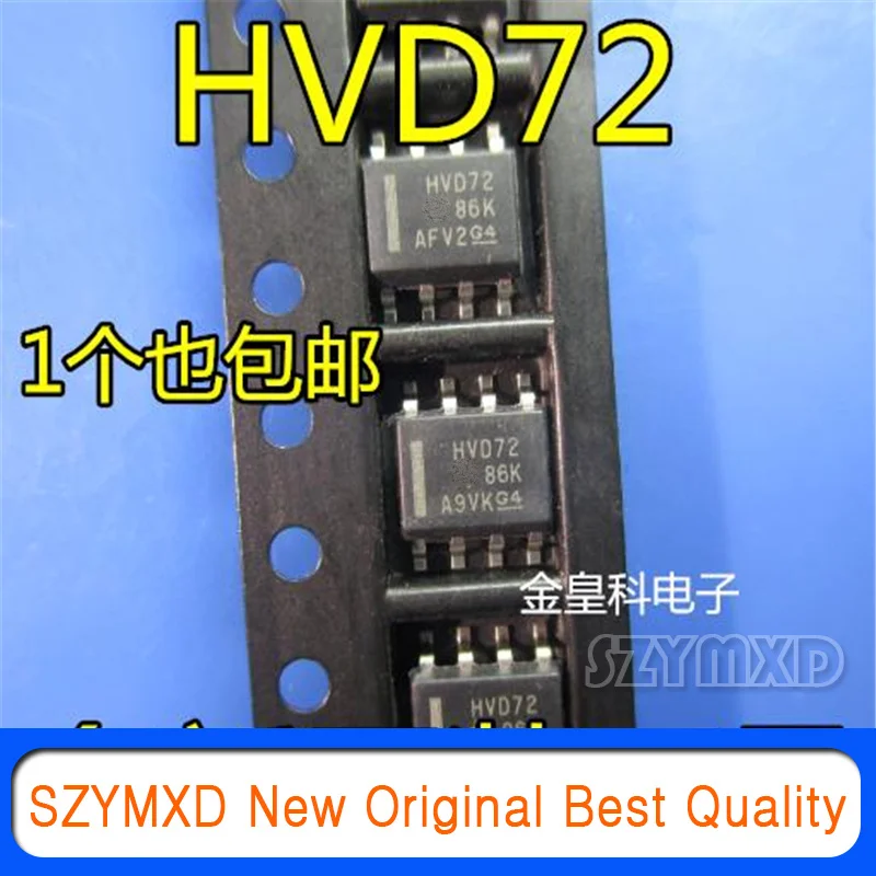 

10Pcs/Lot New Original SN65HVD72 SN65HVD72DR HVD72 SOP-8 interface chip transceiver chip In Stock