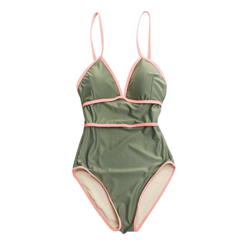 Пикантный женский купальник в Корейском стиле купальный костюм монокини с