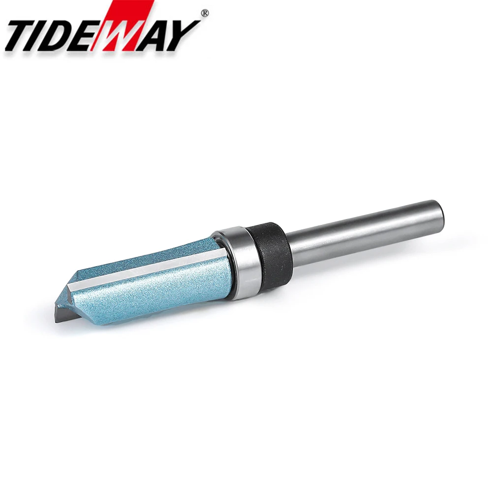 Tideway 1 шт. хвостовик 1/2 &quot1/4" фреза для деревообработки дерева Вольфрамовая