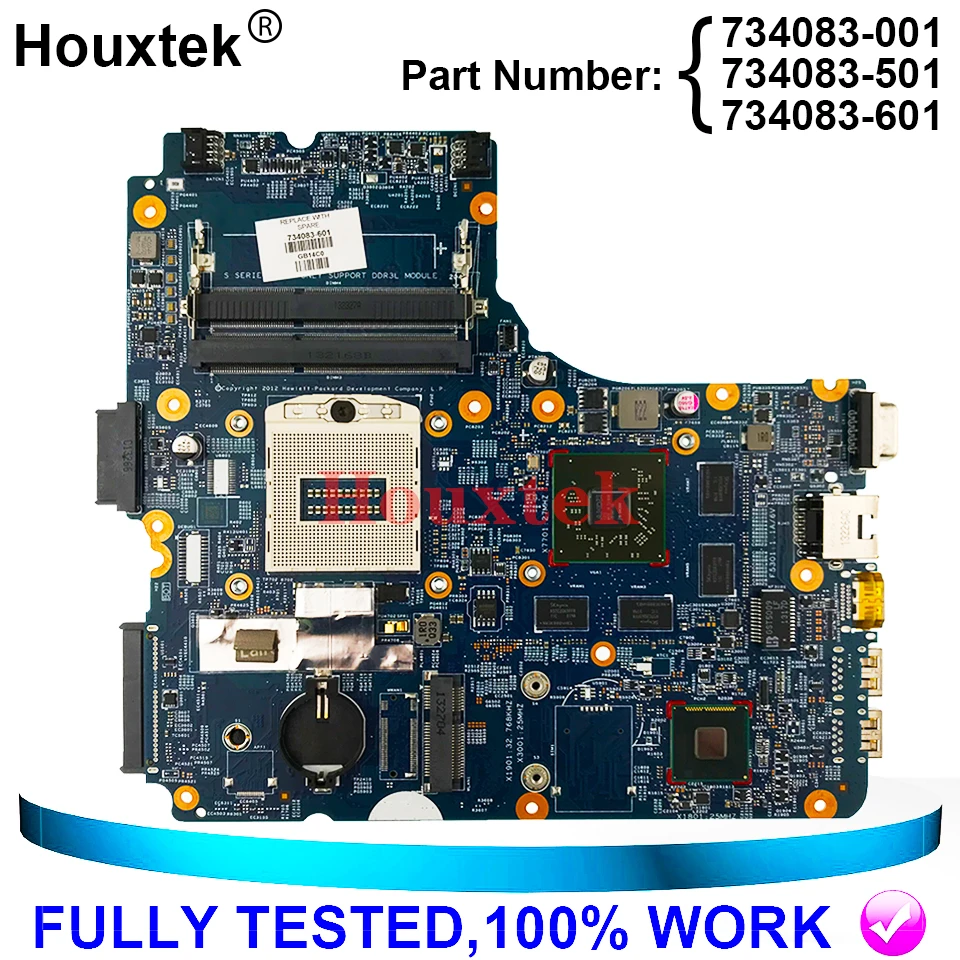 

Main Board 734083-001 734083-601 734083-501 Mainboard For HP ProBook 450-G1 450 440 470 G1 PC Motherboard 48.4YW03.011 HM87 DSC