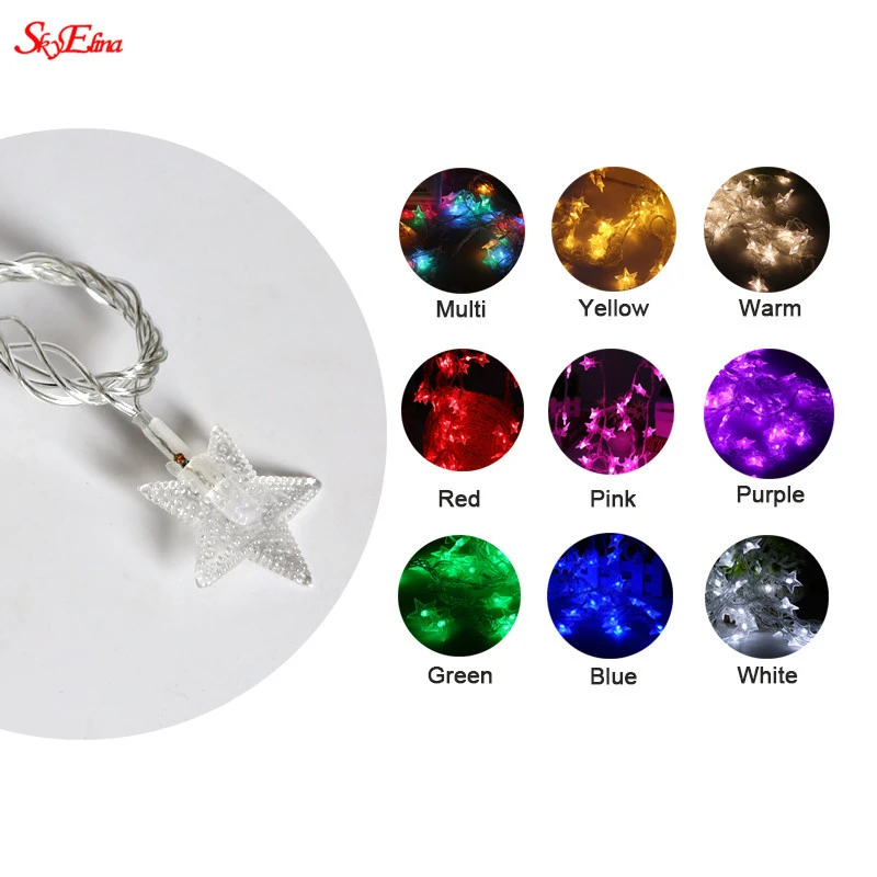 СВЕТОДИОДНАЯ Гирлянда в виде кленовых листьев украшение для Хэллоуина сада дома