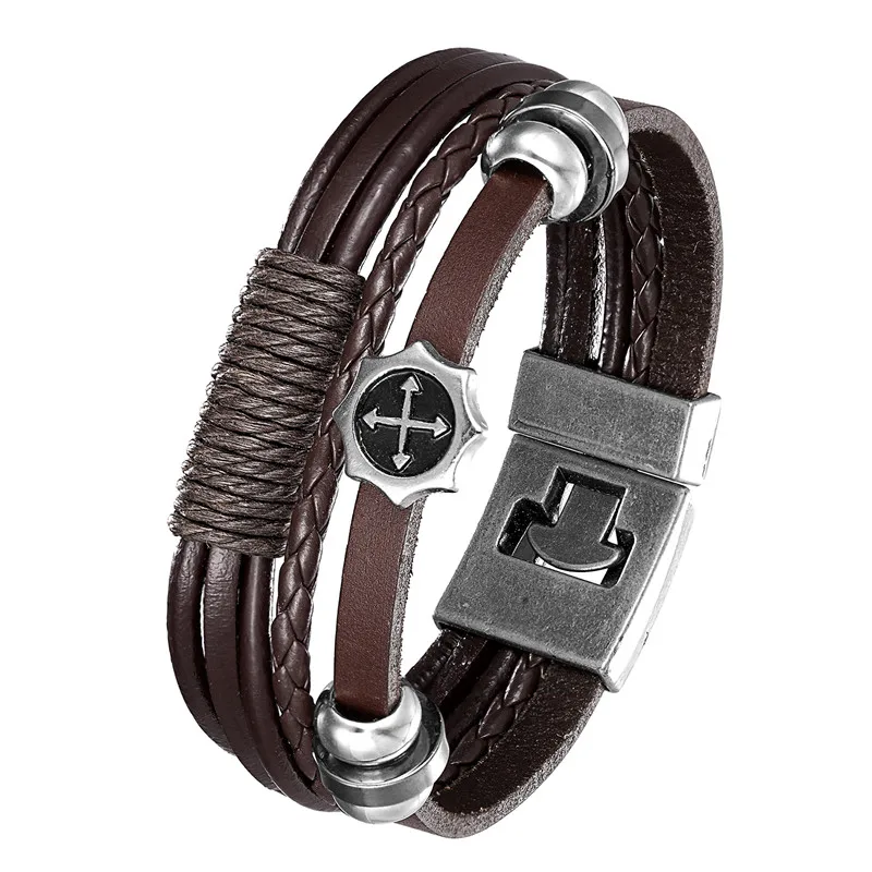 2020 новый мужской крест винтажное жемчужное ожерелье в виде виноградных слой