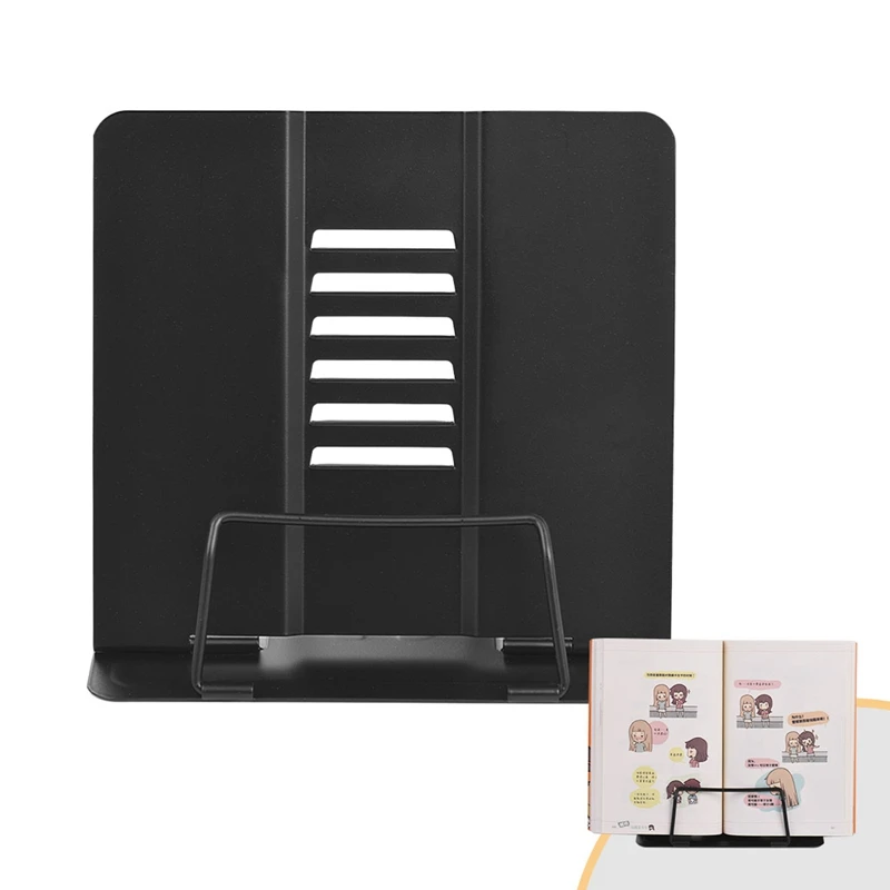 Портативный книжный стенд книжная полка держатель для документов металлический