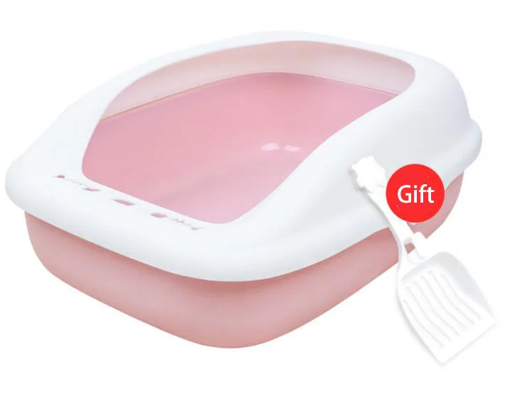 Purple HIPET Pet унитаз, поднос для кошачьего туалета, пластиковая коробка, анти-всплеск, не скользит, легко чистится, внутренний унитаз, песочница для собак, кошек, поднос - Цвет: Purple