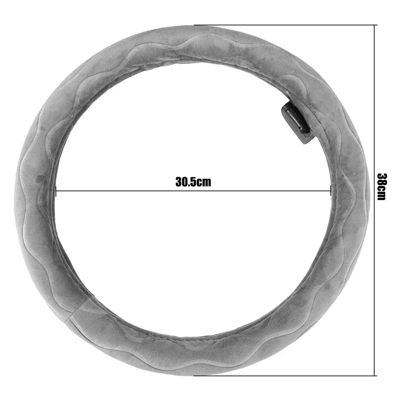 

Auto Heated Winter Warm Cover with Charger Electric Heating car accessories interior Universal Car Steering Wheel Cover 38cm 12V