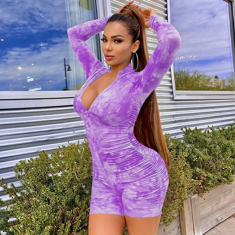 

2020 hottest selling style new fashion elegant trend high waist tight-fitting hip sports jumpsuit