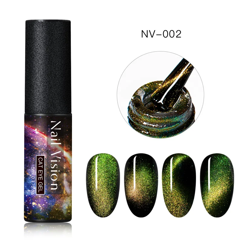 AAS07701 Nail Vision 9D Galaxy Cat Eye гель-Хамелеон Гель для ногтей длительный Galaxy Star эффект кошачьих глаз замачивается УФ/светодиодный - Цвет: AAS07701