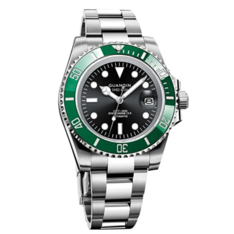 

Мужские часы 2022-GUANQIN-NH35A механические Автоматические часы Роскошные Модные Военные классические водонепроницаемые часы с водным призраком ...
