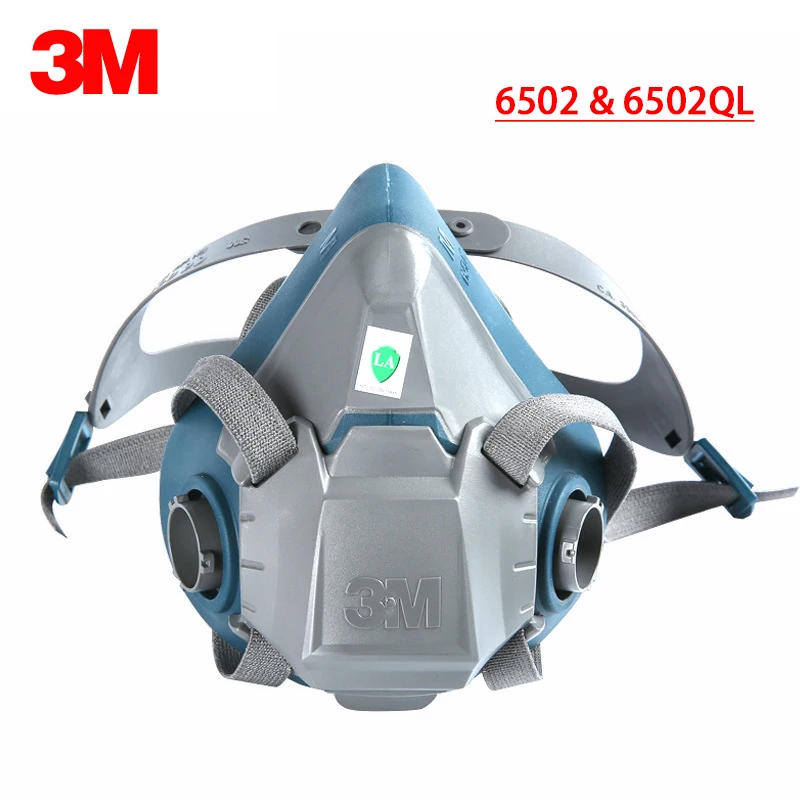 

3M 6502/6502QL Respirator Spray Formaldehyde Protection Rugged Comfortable and Fast Half Face Piece Reusable Respirator Genuine