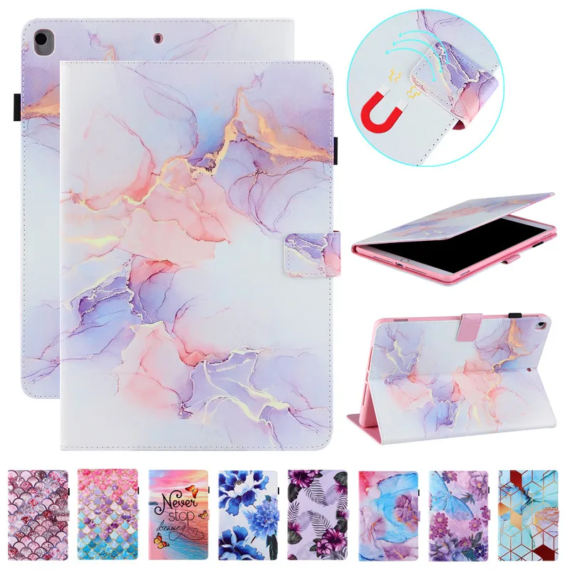 

Tablet Case for Samsung Galaxy Tab A 10 1 8.0 2019 T510 T290 Marble Butterfly Printed Cover Funda for Samsung Galaxy Tab A Case