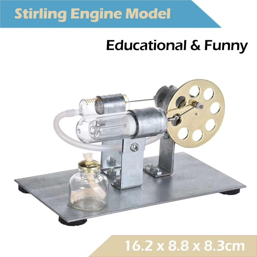 Горячий воздух Стирлинг Модель двигателя генератор Двигатель Паровая мощность