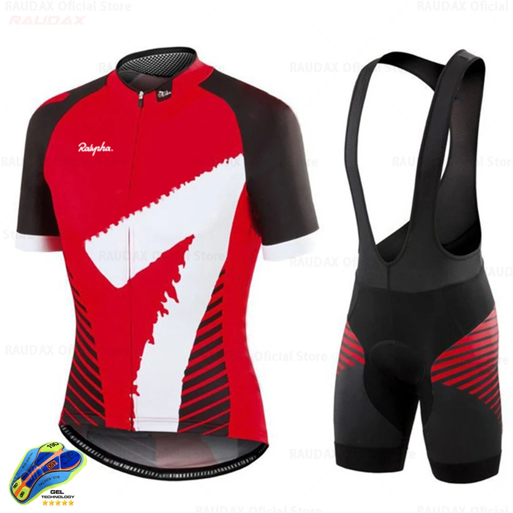Raphaing Ropa De Mujer 2021 новый Pro Team Ciclismo Hombre короткий рукав комплект для велоспорта Mtb