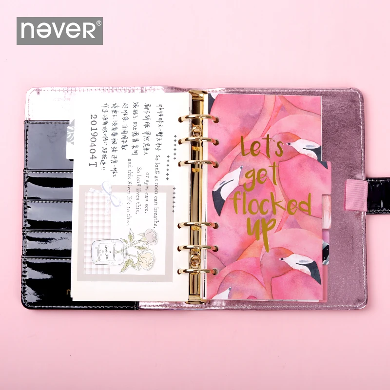 Блокноты и журналы формата A6 без фламинго еженедельный ежемесячный органайзер