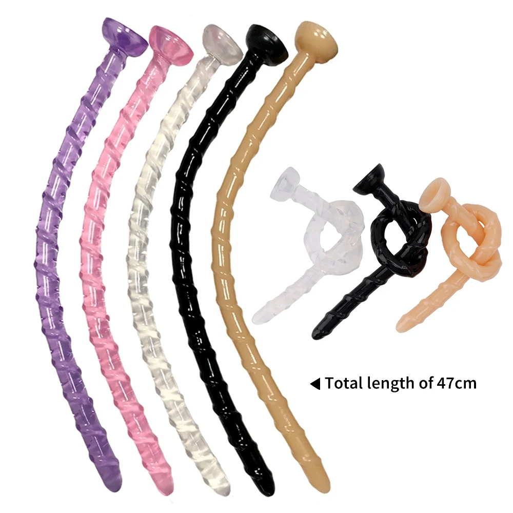 

18.5 inch Dildo Butt Plug Long Anal Beads Sex Toys For Woman Orgasm Vagina Stimulator Buttplug Men Prostate Massager Anus Beads