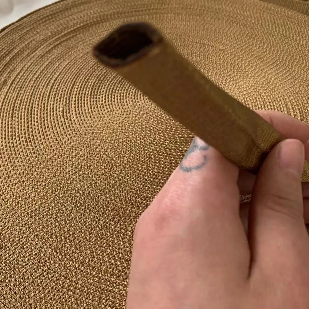 

2/5Meter Double-layer Polyester Webbing 25mm Ribbon for Handbag Luggage Garment Handmade tubular Outdoor rope Accessories