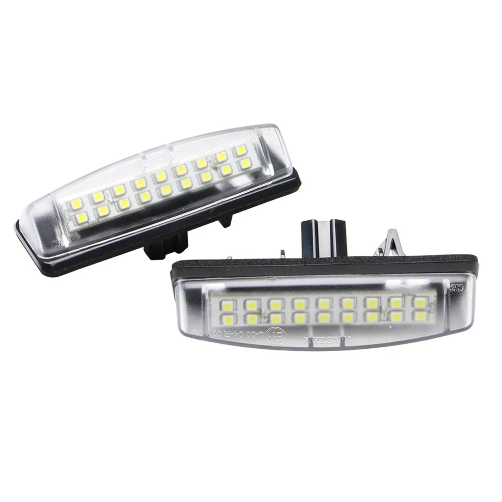 For Toyota Camry Aurion Echo Prius for LEXUS Is200 Is300 Ls430 Gs300 Car Rear white LED license plate light number lamp | Автомобили и