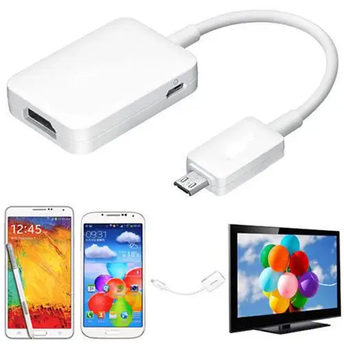 Micro USB MH L 2 0 к HDMI HDTV Кабель адаптер для samsung Galaxy S3 S4 S5 Note 2|Адаптеры AC/DC| |