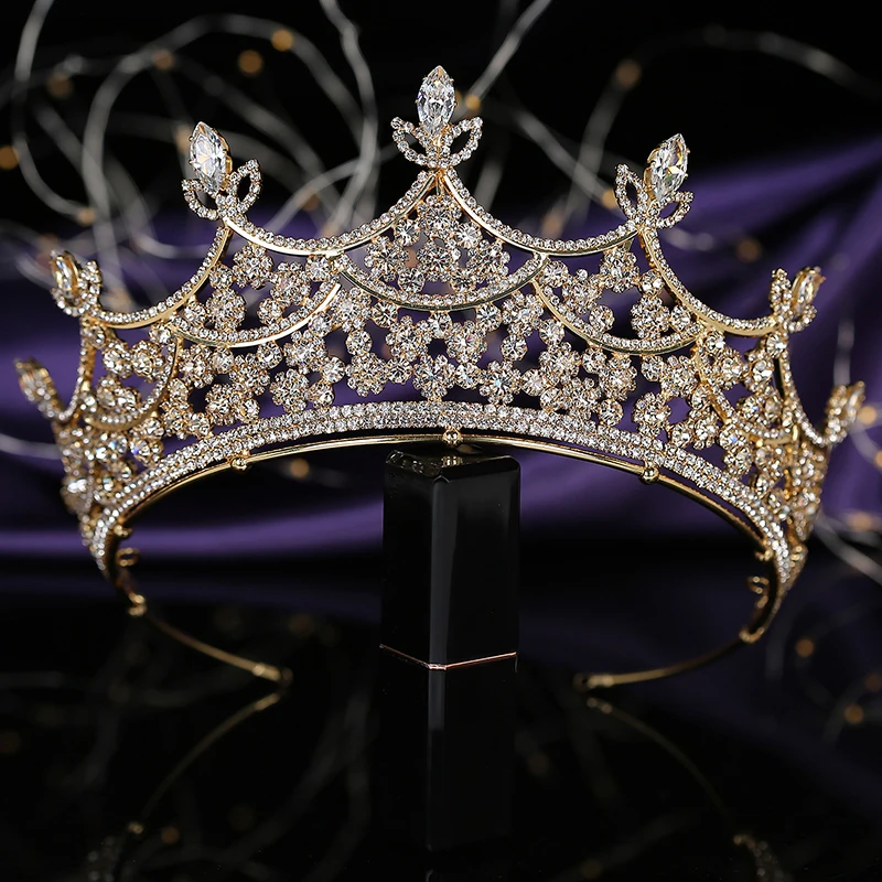 Корона хадияна Романтика элегантная Тиара для женщин Свадебные аксессуары волос