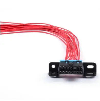 universal female Автомобильный диагностический разъем OBD с кабелем женский источник питания тест OBD2 16Pin гнездовой разъем для Toyota KIA VW - Название цвета: universal female