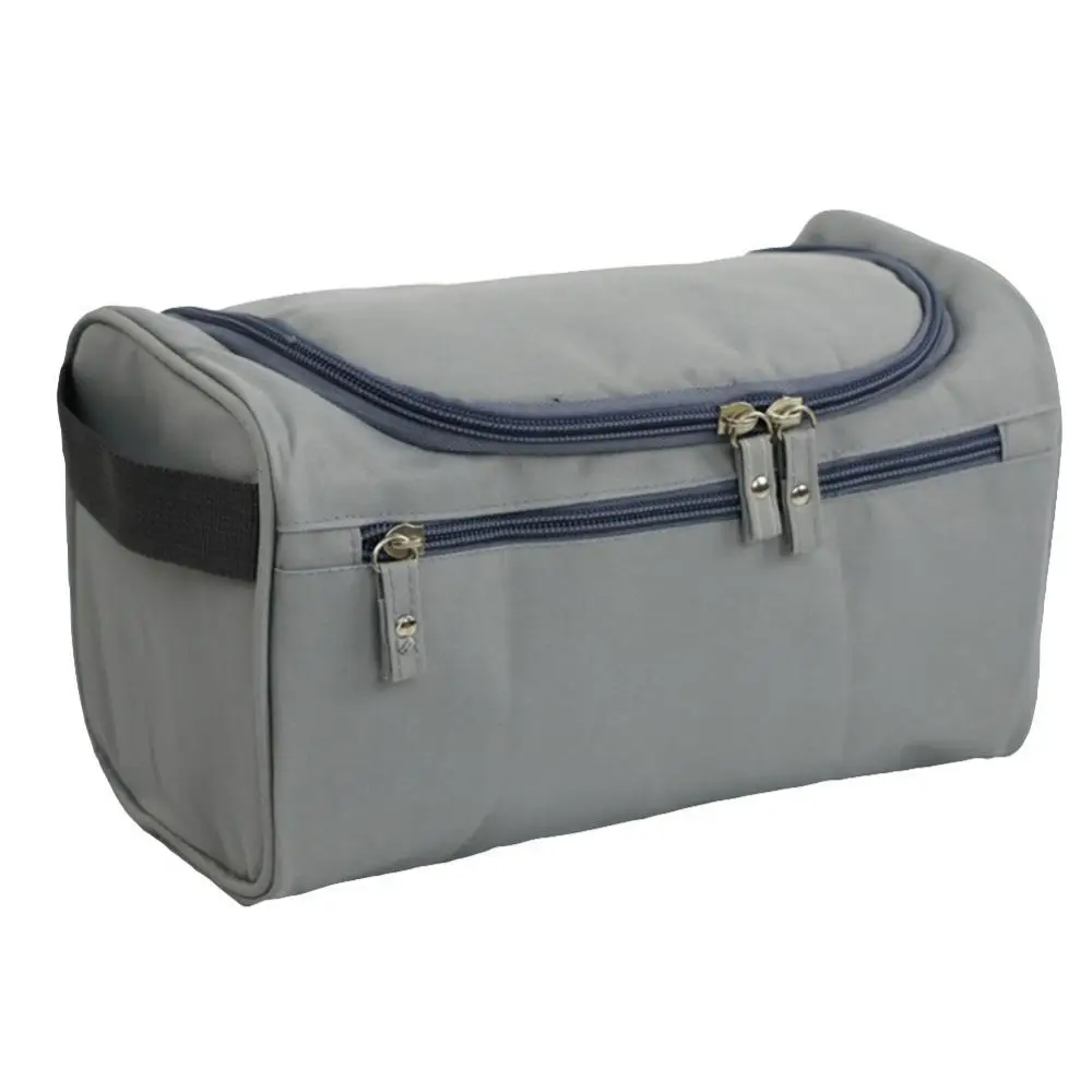 

Portable Men Solid Color Outdoor Sports Travel Duffel Zip Makeup Storage Bag