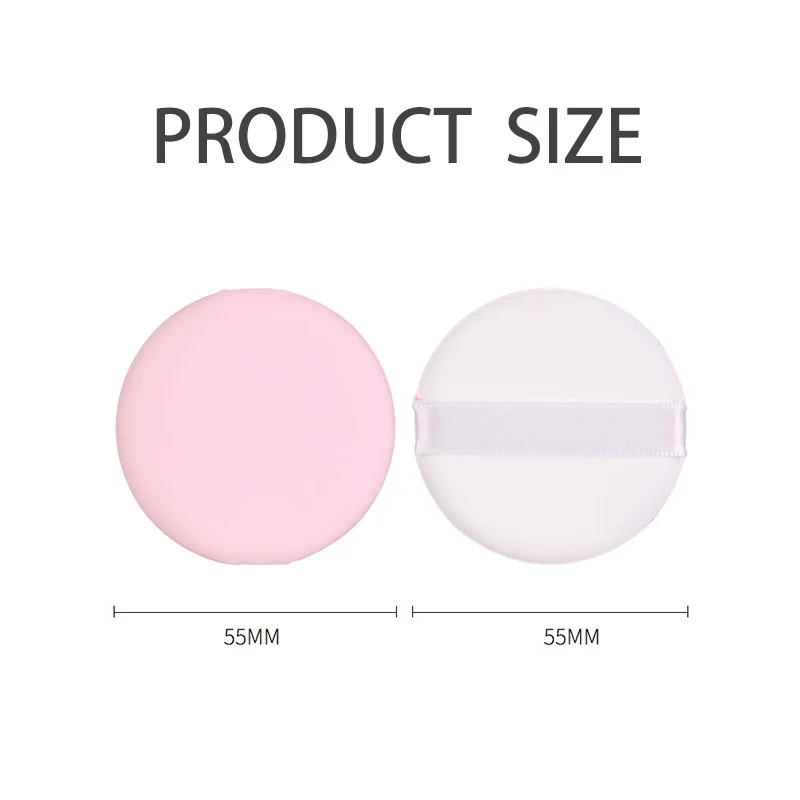 

12Pcs/Set Round Makeup Sponges Soft Air Cushion Powder Puff Set Clear Gel Smooth Powder Foundation Contour Facial Cosmetic Tool