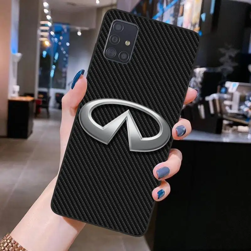 

Fashion Super Car Infiniti Logo Phone Case for Samsung S20 plus Ultra S6 S7 edge S8 S9 plus S10 5G lite 2020