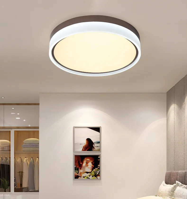 Интеллектуальная Сегментированная круглая акриловая потолочная лампа