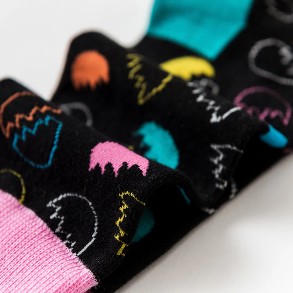 Высокая волна взрослых яйца Пасхальные спортивные носки красочные украшения