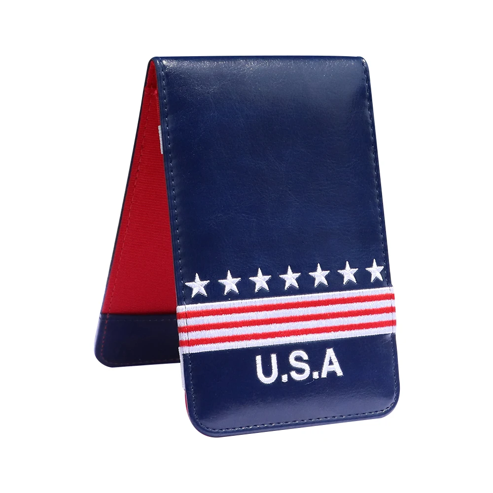 

Craftsman Golf Scorecard Holder Yardage Book Cover 6,3 ″ x 4 "U.S.A кожа Прочная