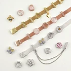 Браслет-Шарм сделай сам из серебра пробы с фианитами