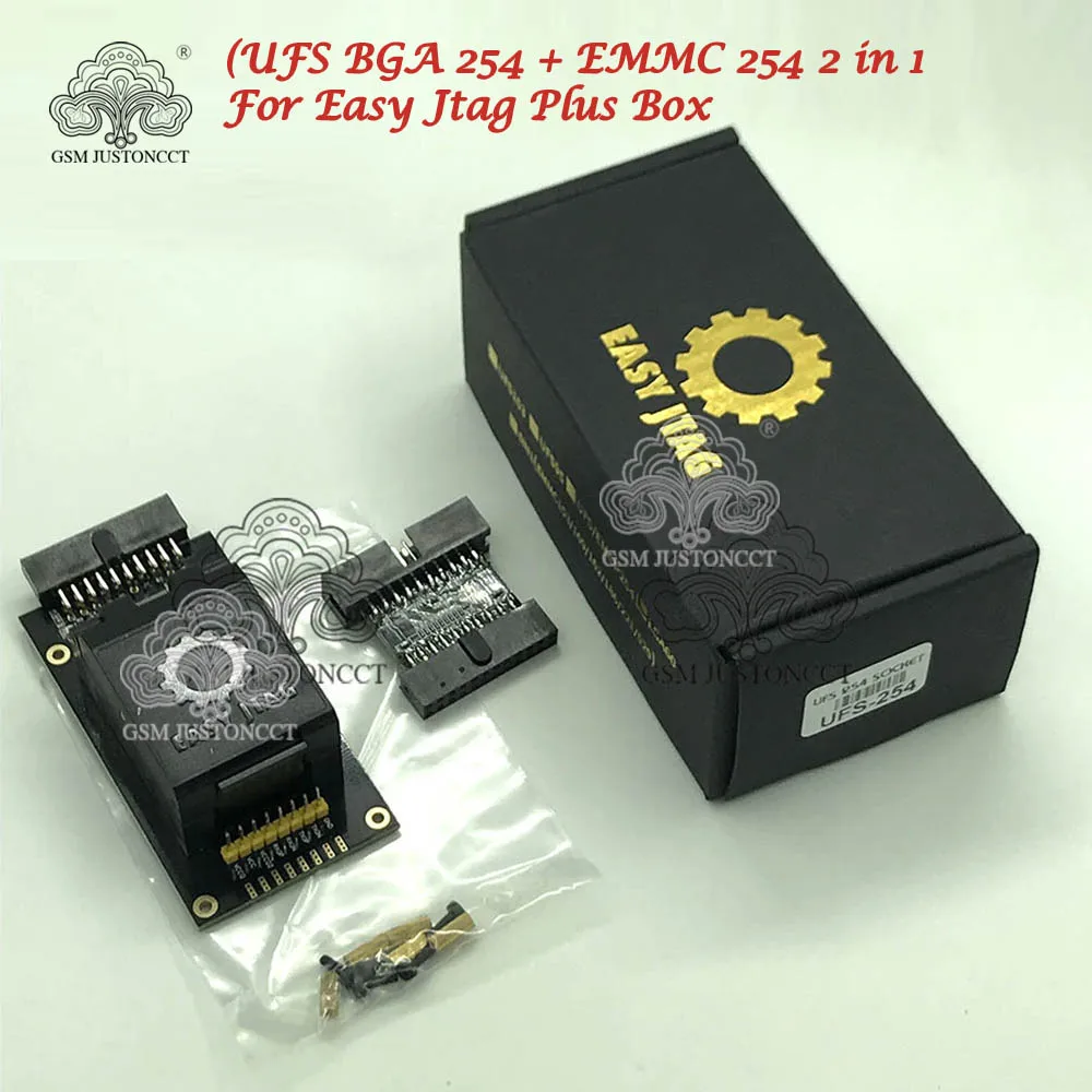 Новинка 2022 оригинальная розетка Easy-Jtag Plus UFS BGA-254 Socket / EMMC 254(EMMC + 2 в 1) адаптер для